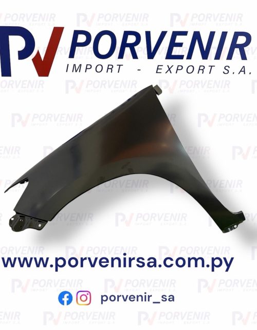 Guardabarro Delantero sin agujeros Hilux Kun 2012 al 2015